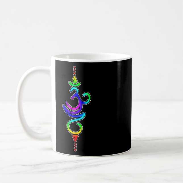 Mug Respirer Symbole Chakra Mindfulness Hinduisme Brea (Gauche)