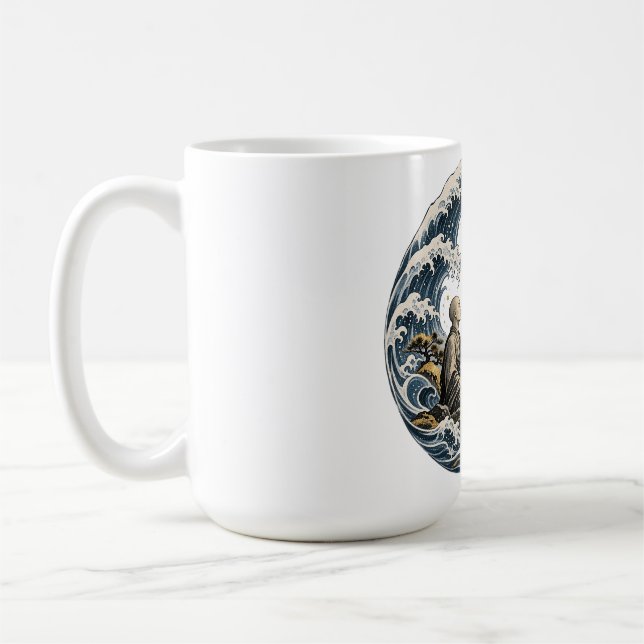 Mug Respirez en paix Respirez dehors la peur Dhammapad (Gauche)