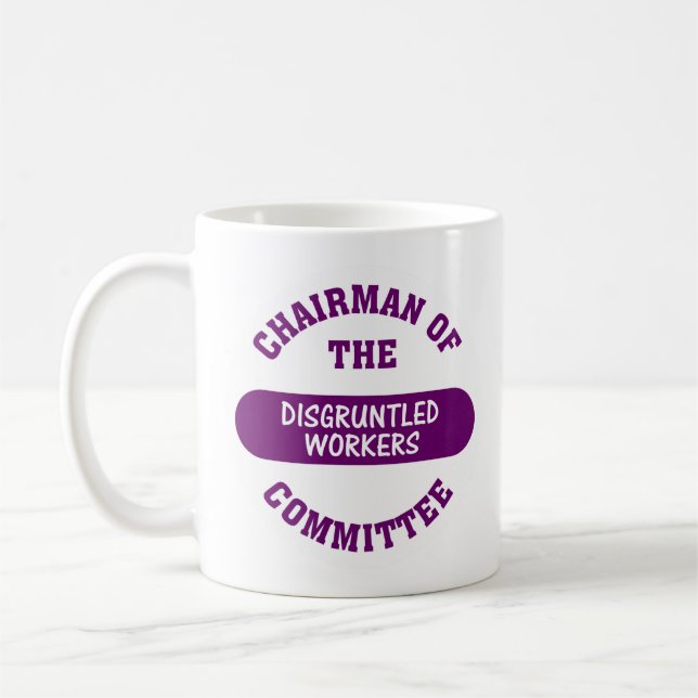 Mug Responsable du comité contrarié de travailleurs (Gauche)