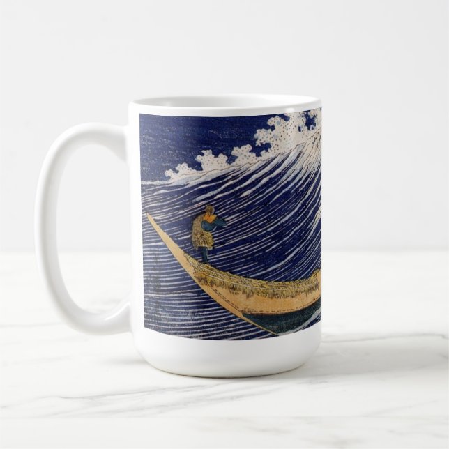 Mug Ressacs par Katsushika Hokusai (Gauche)