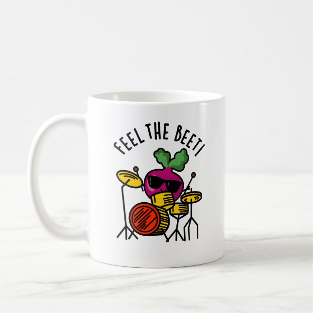 Mug Ressentez La Beet Funny Veggie Pun (Gauche)
