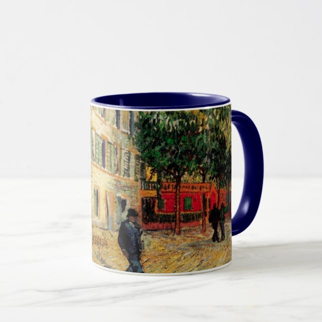 Mug Restaurant Rispal à Asnieres par Vincent van Gogh (Devant droit)