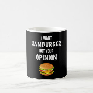 Mug Restauration rapide Burger Fromage Drôle Foodie Ma