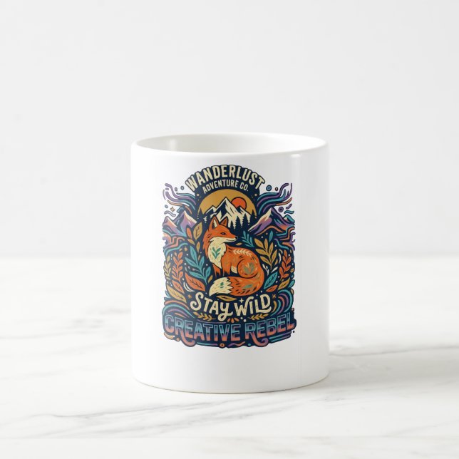 Mug Reste Sauvage – Esprit Libre pour Âmes Aventureuse (Centre)