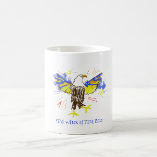 Mug Reste Sauvage Petit Oiseau Design Aigle Enfants Mi