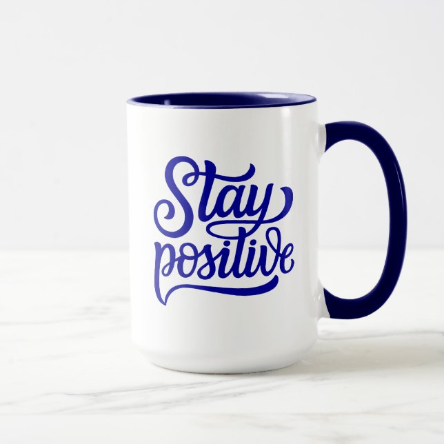 Mug Rester bleu positif (Droite)
