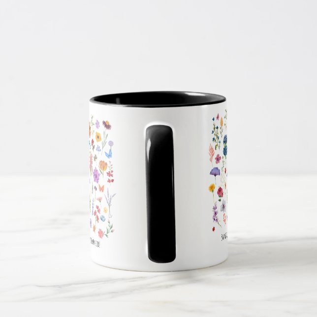 Mug rester fleur sauvage enfant (Poignée)