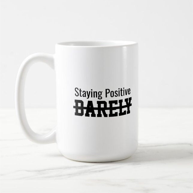 Mug Rester positif, c'est tout (Gauche)
