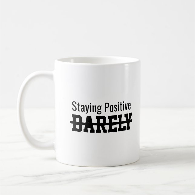 Mug Rester positif, c'est tout (Gauche)