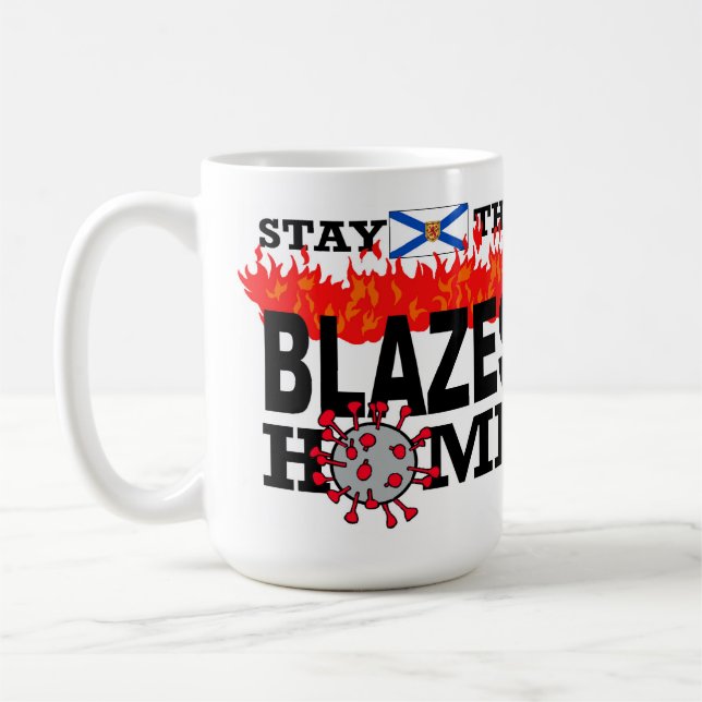 Mug Restez à la maison des Blazes (Gauche)