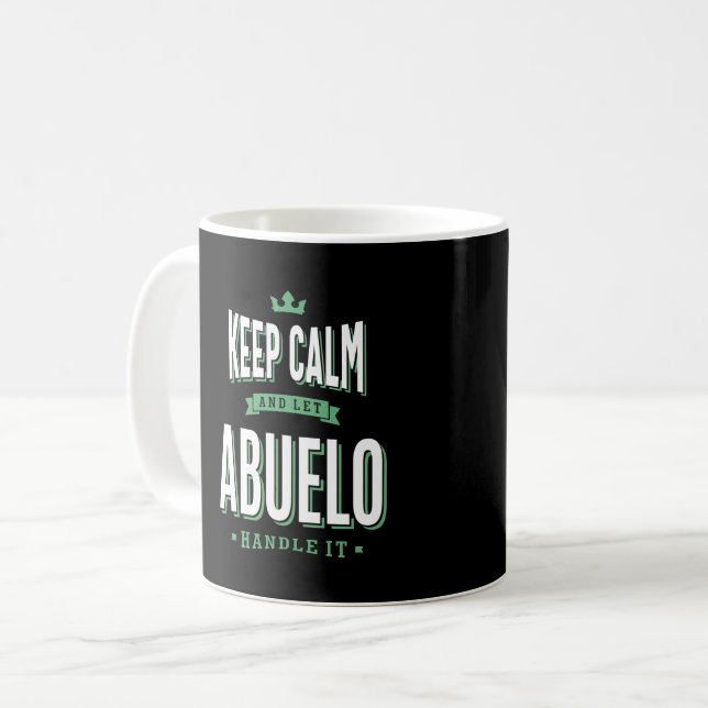 Mug Restez au calme Abuelo (Devant gauche)