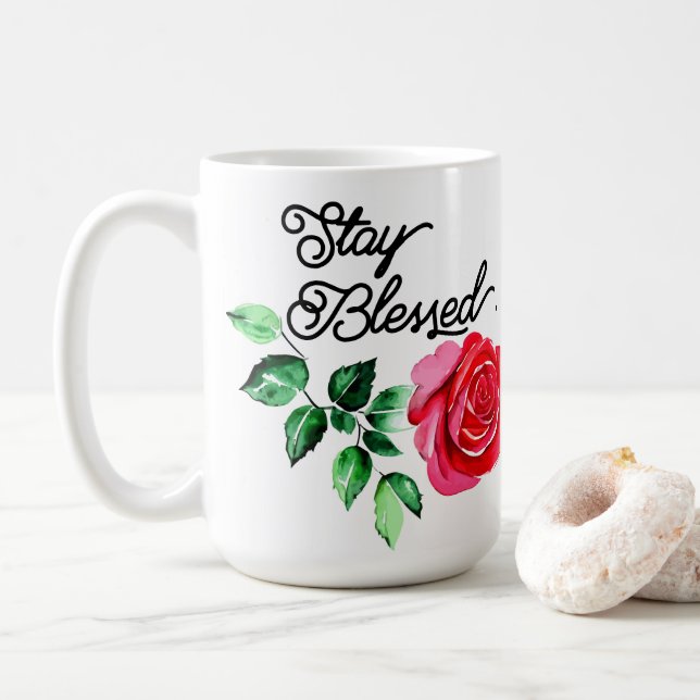Mug Restez béni (Avec donut)