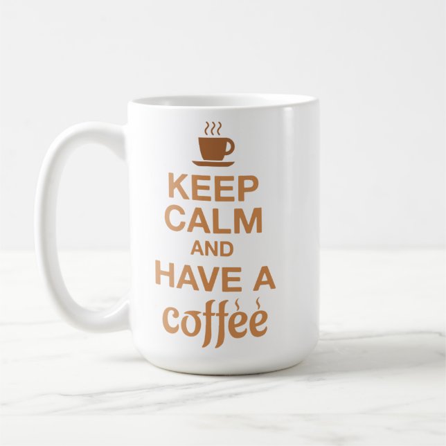 Mug Restez calme et ayez une (Gauche)