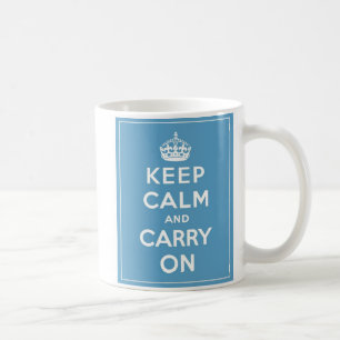 Mug Restez calme et continuez sur 12 oz.mug