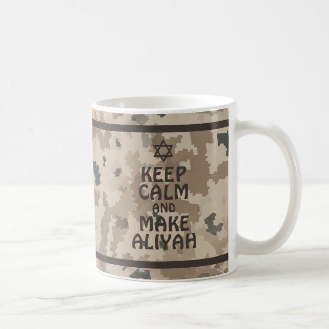 Mug Restez Calme Et Faites De L'Aliyah (Droite)