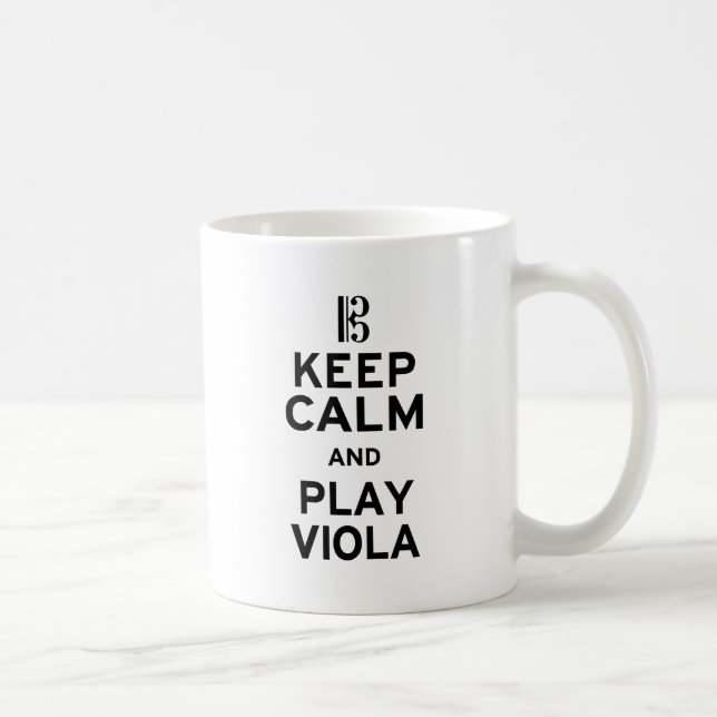 Mug Restez calme et jouez à la Viola (Droite)