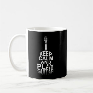 Mug Restez Calme Et Jouez De La Guitare Guitariste Aco