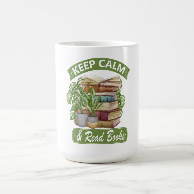Mug Restez calme et lisez un livre (Centre)