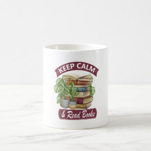 Mug Restez calme et lisez un livre