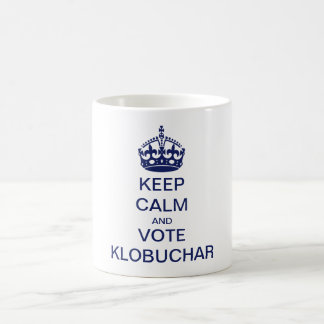 Mug Restez calme et votez Klobuchar