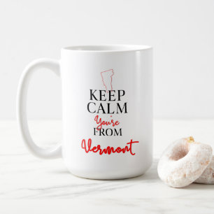 Mug Restez calme Vous êtes du Vermont