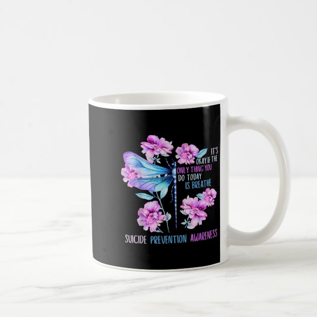Mug Restez Certifié pour la prévention du suicide chez (Droite)