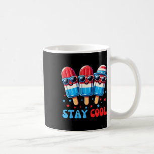 Mug Restez Cool Glace 4 Juillet Hommes États-Unis Amer