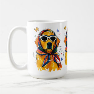 Mug Restez Cool Soyez Gentil Golden Retriever