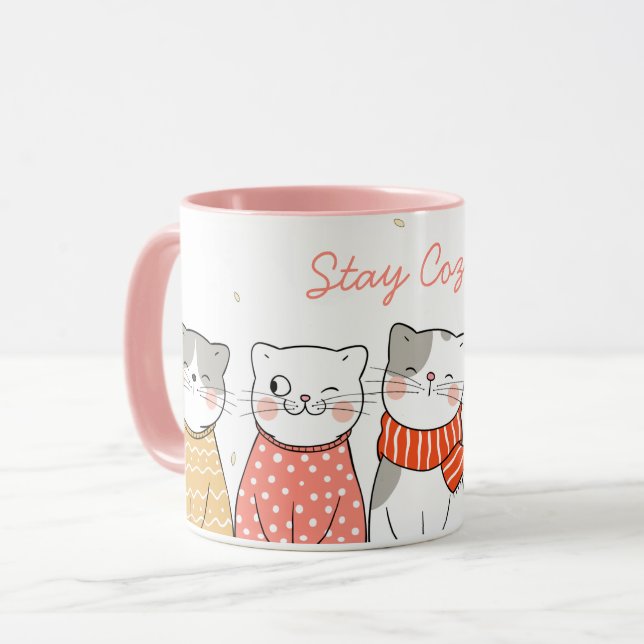 Mug Restez Cosy Cat (Devant gauche)