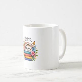 Mug Restez Curieux Conception de lecture de rentrée sc