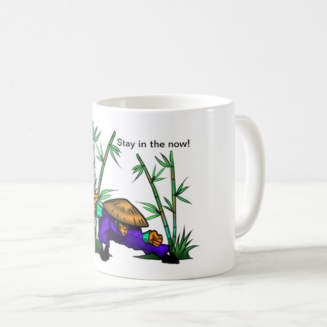 Mug Restez dans le présent ! (Devant droit)