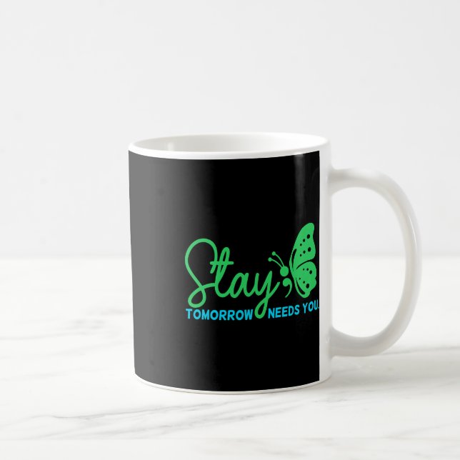 Mug Restez demain, vous avez besoin de sensibilisation (Droite)