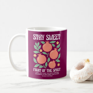 Mug Restez Douce Fruit De L'Esprit Grenade Fruité