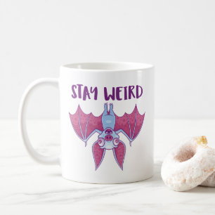 Mug Restez Drôle Chauve-Souris Vampire Albinos Dessin