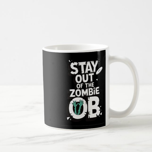 Mug Restez en dehors de l'Ob Zombie drôle Disc Golf Am (Droite)