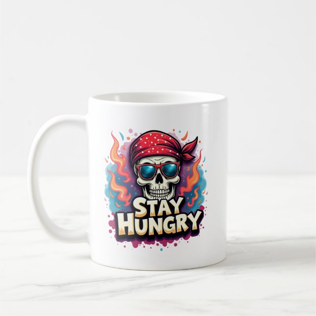Mug Restez faim Crâne Bandana Hustler Graphic Tee (Gauche)
