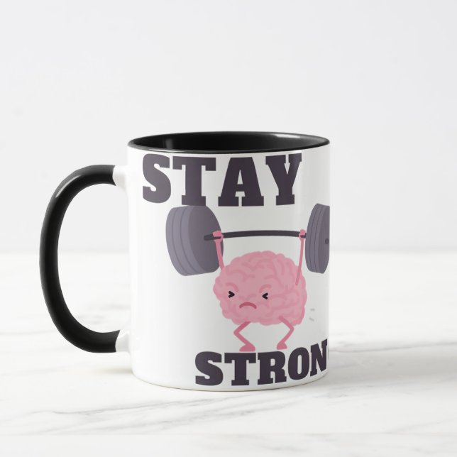 Mug Restez Forte Motivation  (Gauche)