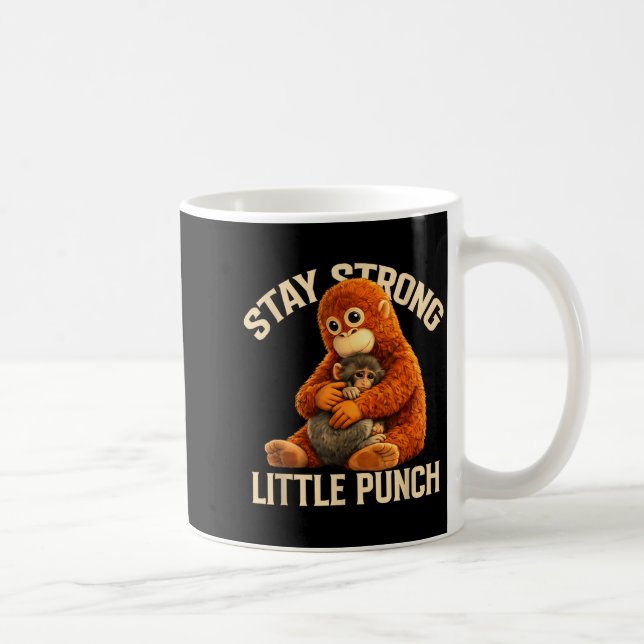 Mug Restez forts petit coup de poing mignon design de  (Droite)