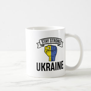 Mug Restez Forts Ukraine - Paix - Liberté