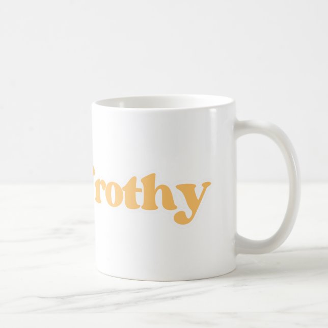 Mug Restez Frothy Amateurs de café Culture (Droite)