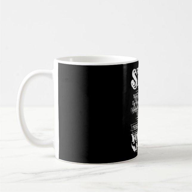 Mug Restez graphique de sensibilisation à la préventio (Gauche)
