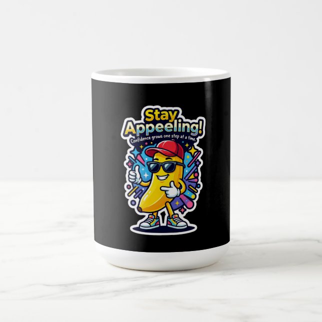 Mug Restez irrésistible ! – Confiance de banane mignon (Centre)
