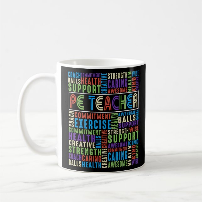 Mug Restez motivé : PE Inspiration de l'enseignant (Gauche)