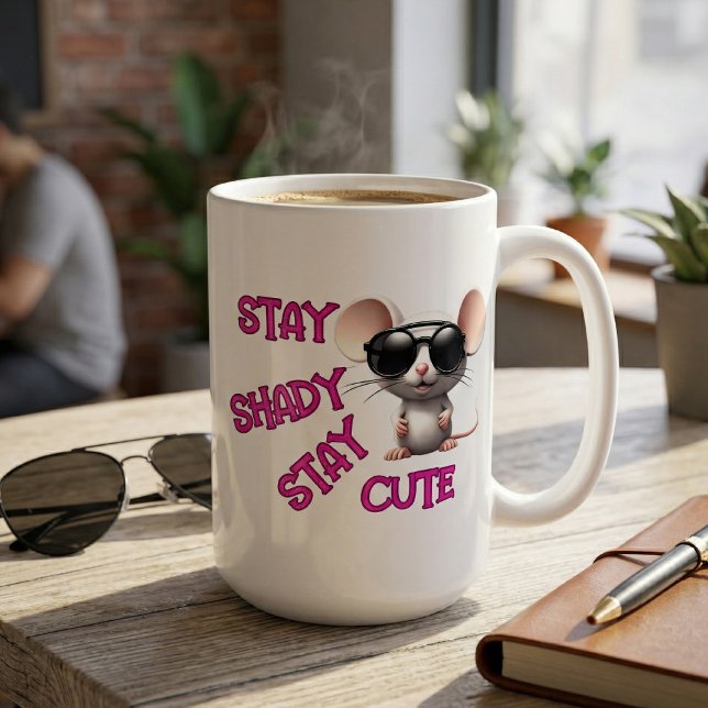 Mug Restez ombragé, restez mignon Lunettes de soleil S (Créateur téléchargé)