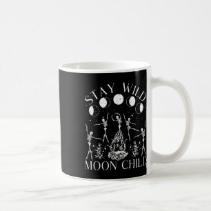 Mug Restez Sauvage Lune Enfant Drôle Squelette Dansant