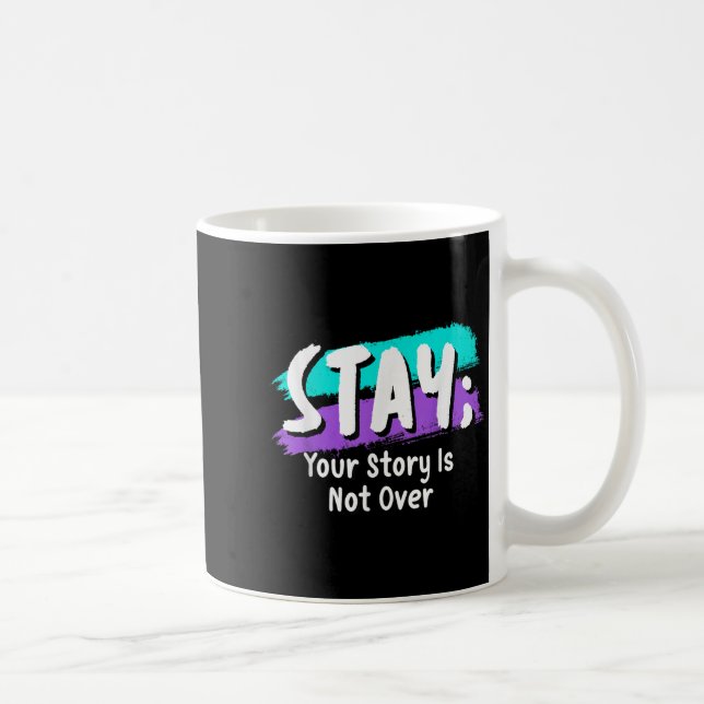 Mug Restez sensibilisé à la prévention du suicide Votr (Droite)