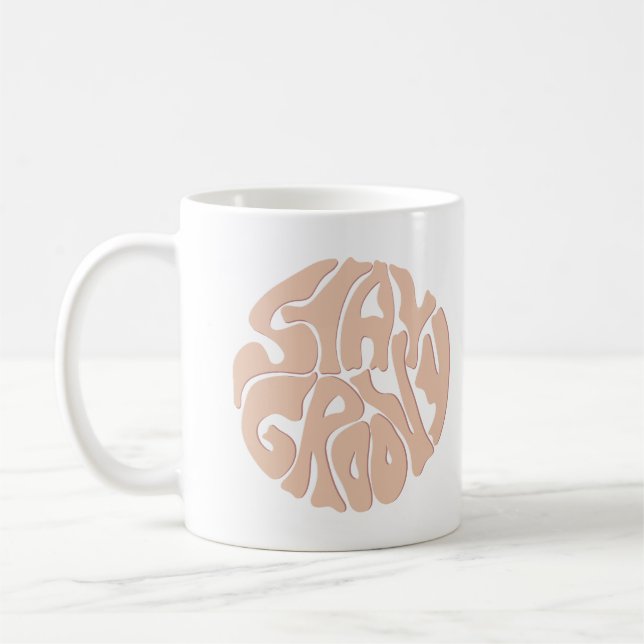 Mug Restez Super Retro Beige (Gauche)