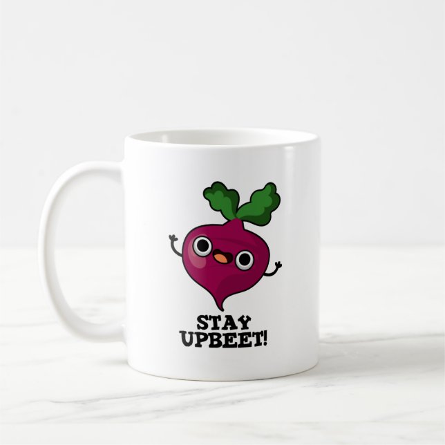 Mug Restez Upbeet Funny Veggie Beet Pun (Gauche)