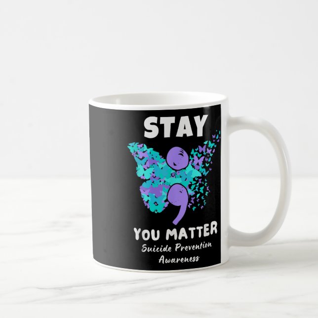 Mug Restez votre papillon de sensibilisation à la prév (Droite)