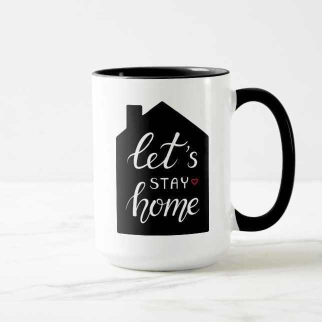 Mug Restons à la maison 2 (Droite)